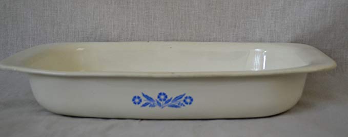 Corningware Vintage Cornflower Blue Large Open Roaster P-21