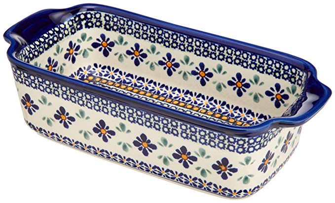 Bunzlauer Polish Pottery Loaf Pan, DU60 Design